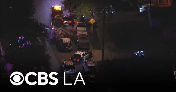 Suspect shot while holding baby hostage in Paramount