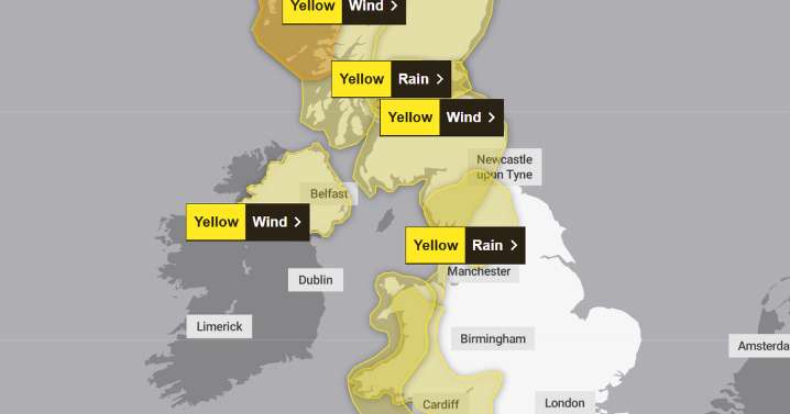 Storm Bram to batter UK as Met Office issues eight severe weather warnings