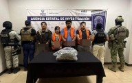 Caen tres hombres y una mujer con dos kilos de mariguana
