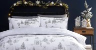 Dunelm Christmas bedding now £6.63 with 'elegant yet festive' winter design