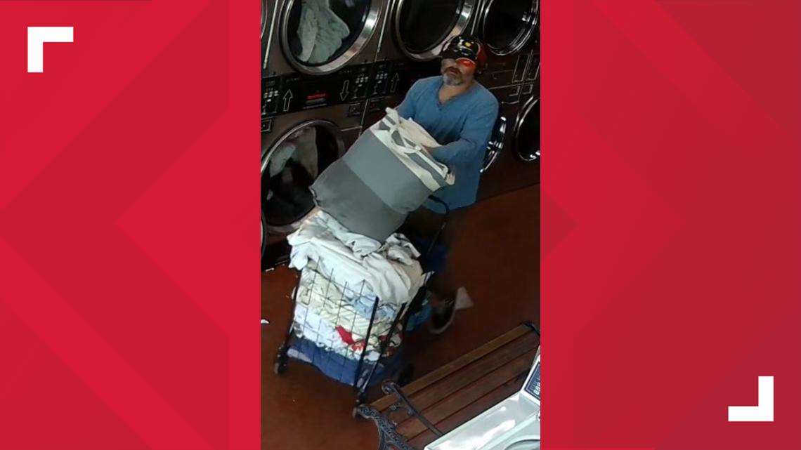 Laundry thief caught on camera allegedly taking clothing, bedding from Kerrville laundromat