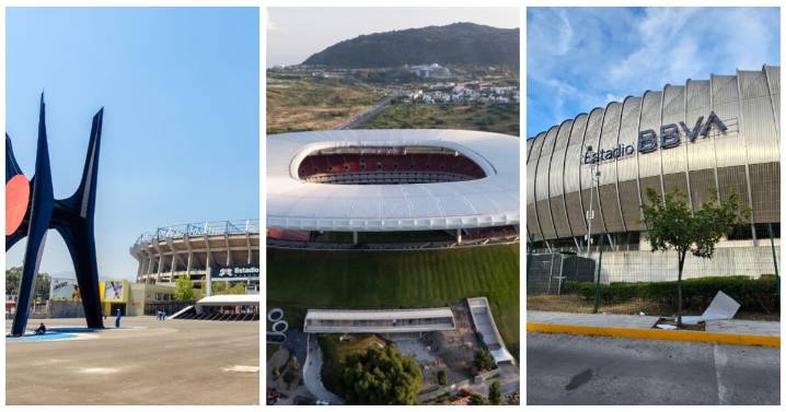 Los estadios Azteca, Akron y BBVA: ¿cuál tiene la mayor infraestructura para el Mundial?