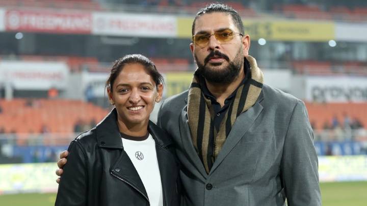 Harmanpreet Kaur, Yuvraj Singh stands inaugurated at New Chandigarh Stadium