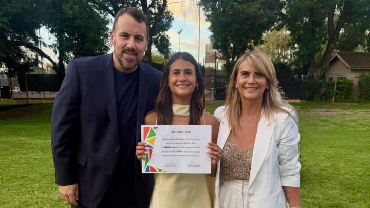 Amalia Granata y Cristian Fabbiani se reencontraron en el egreso de su hija tras años de distancia