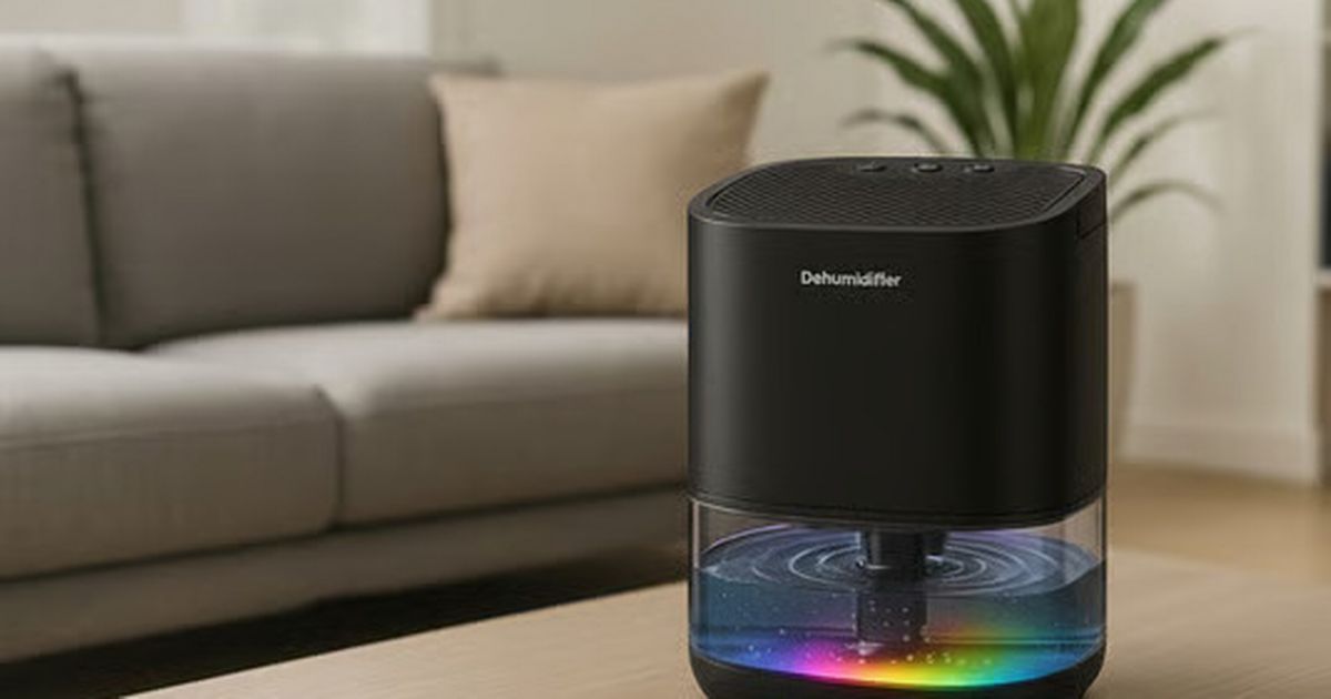 Worktop appliance 'tackles damp and steam' in the kitchen by removing excess water