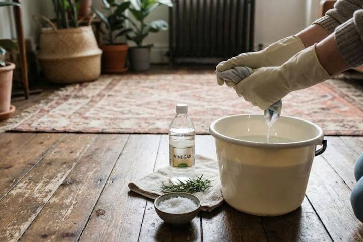 Adiós malas energías de 2025. La mezcla casera con vinagre y sal que debes aplicar en la casa antes de Año Nuevo