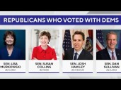 These Republicans joined Democratic senators on health insurance premium subsidies bill