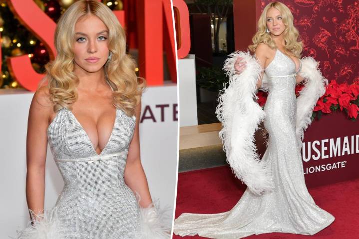 Sydney Sweeney channels old Hollywood glam for NYC 'Housemaid' screening