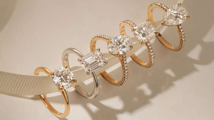 Create a custom engagement ring with VRAI, get fast delivery