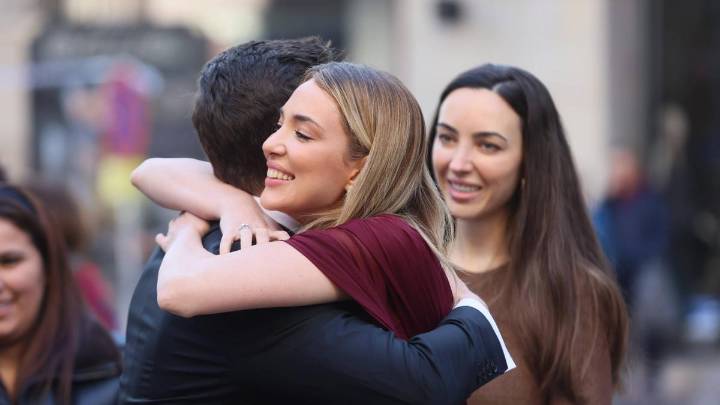 La modelo italiana Alice Campello, mujer de Álvaro Morata, deslumbra en Asturias en la boda de una de sus mejores amigas