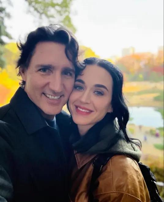 Katy Perry presume su romance con Justin Trudeau