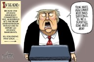 Cartoon: Following that logic ...