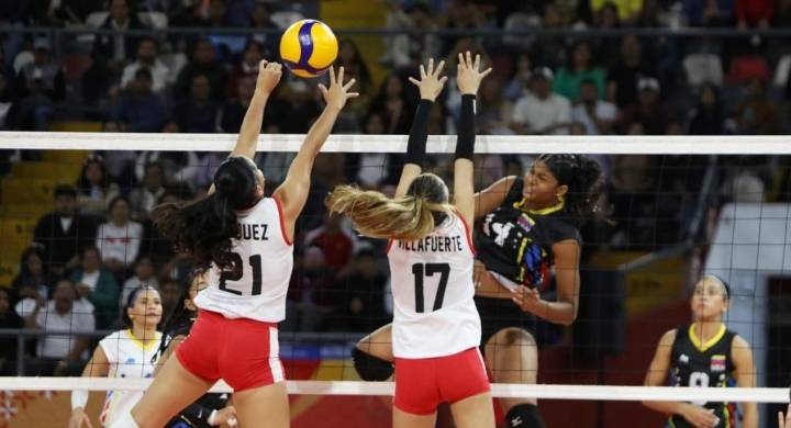 Venezuela arrebata a Perú el oro en voleibol femenino en los...