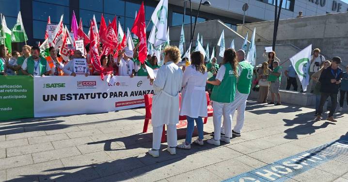 Los sindicatos anuncian huelga indefinida desde el 27 de enero para exigir un Estatuto Marco para todos los profesionales