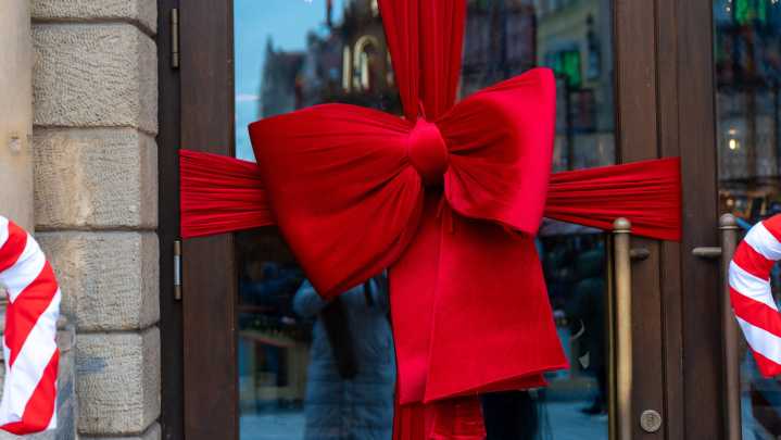 Turn Affordable Dollar Tree Items Into The Cutest Holiday Bow With An Easy DIY