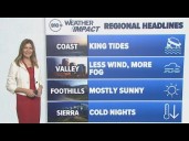 Patchy fog returns as Northern California heads into the weekend