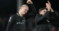 Erling Haaland scores 100th Premier League goal as Man City holds on to beat Fulham 5