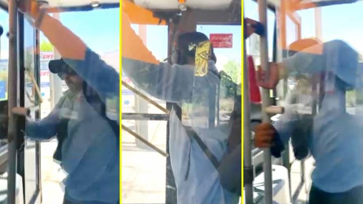 Se durmió, se pasó y se enojó con el conductor: Video muestra día de furia de pasajero en bus RED tras no bajarse donde debía