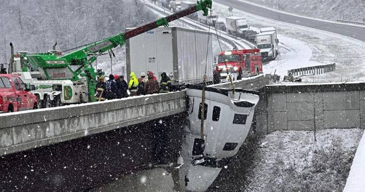 Winter's first big snowstorm hits the Northeast as schools close and traffic slows