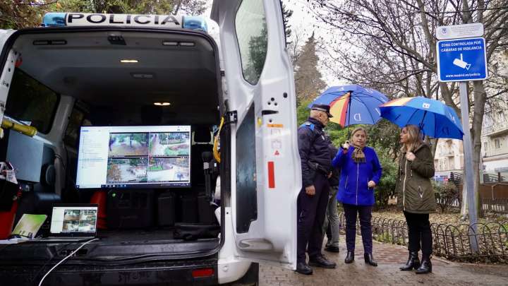 Las cámaras ya vigilan el parque Calero para disuadir a las bandas juveniles y en "los próximos días" se activan en Pradolongo