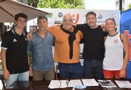 Nadar, correr y también las dos disciplinas en conjunto para el calendario de la ONG Travesía por Mogotes