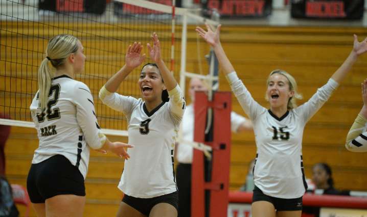 Final Olympic Conference stat leaders for the 2025 girls volleyball season