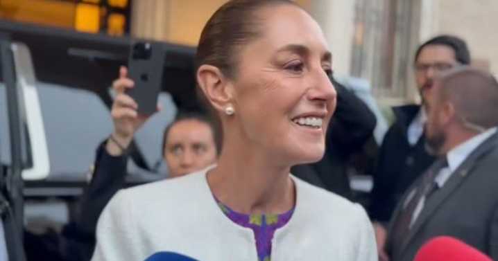 Claudia Sheinbaum positiva tras reunión con Trump y Carney
