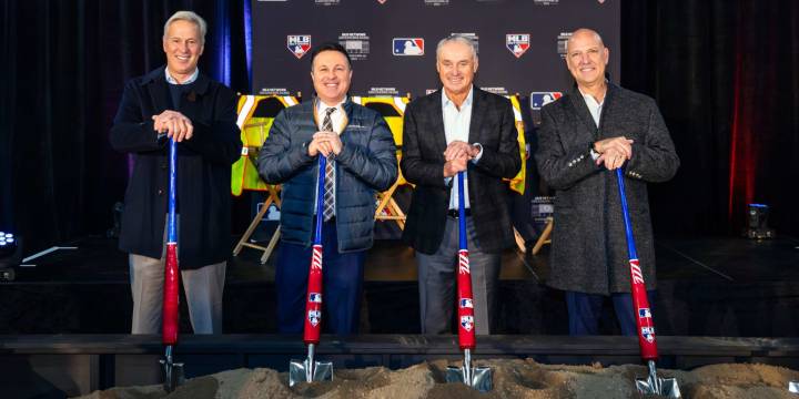 MLB Network hosts groundbreaking ceremony at its new facility