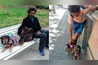 Falleció un conocido vecino de Paraná que recorría el centro junto a su perro “Cortito”