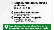 Salud Pública recuerda que las vacunas son obligatorias y están disponibles en toda la provincia