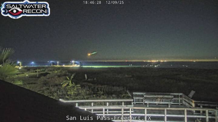 Did you see it? Camera captures meteor streaking across the Texas sky