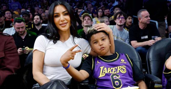 Kim Kardashian Posts Cute Birthday Photos for Son Saint