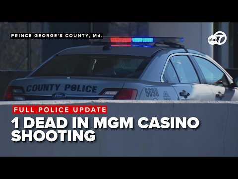 FULL: Police update on shooting at MGM National Harbor Casino in Maryland