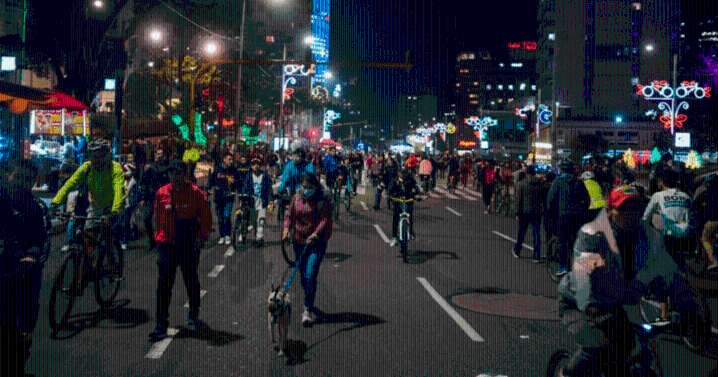 Estas son las vías habilitadas para la Ciclovía Nocturna del próximo jueves 11 de diciembre