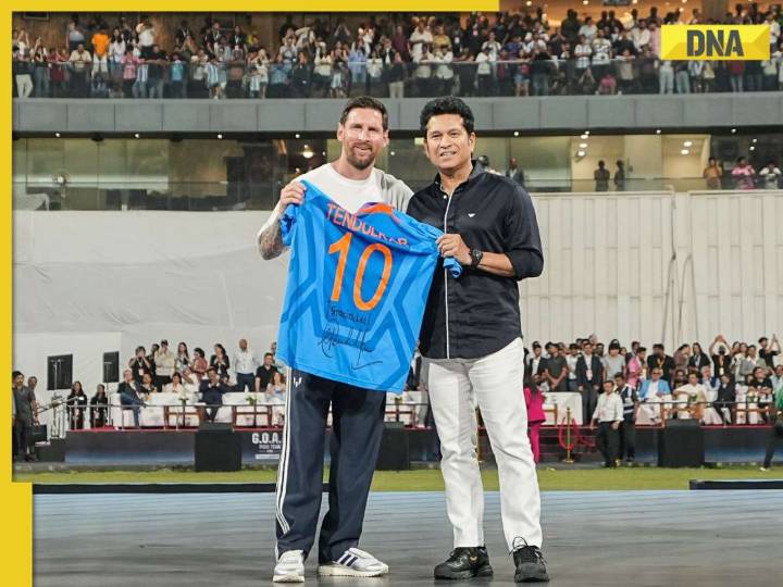 'Must say...': Sachin Tendulkar's message after meeting Lionel Messi at Wankhede