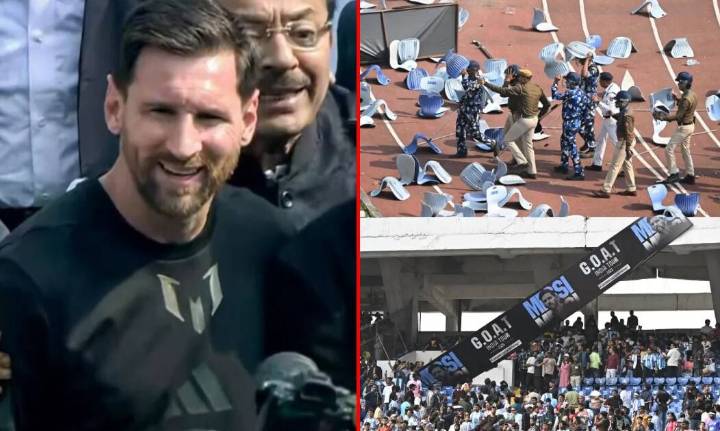 Caos total por Lionel Messi en la India: incidentes con el público, destrozos y terror