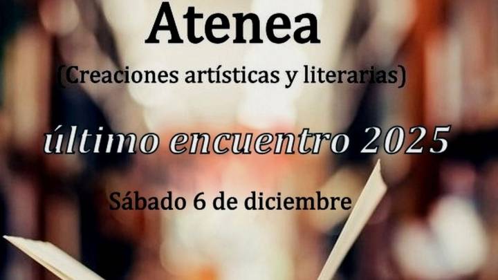 Último encuentro 2025 del Ciclo literario "Atenea"