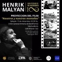 Proyección homenaje por el centenario de Henrik Malyan: “Nosotros y Nuestras Montañas” en UGAB Buenos Aires