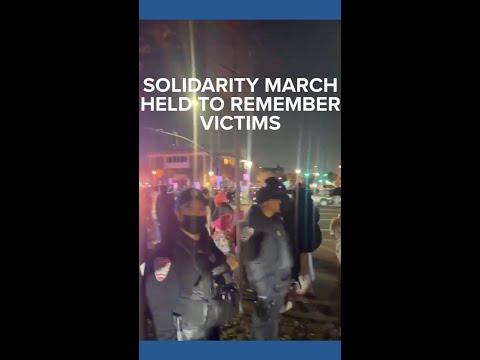 Solidarity march held to remember victims