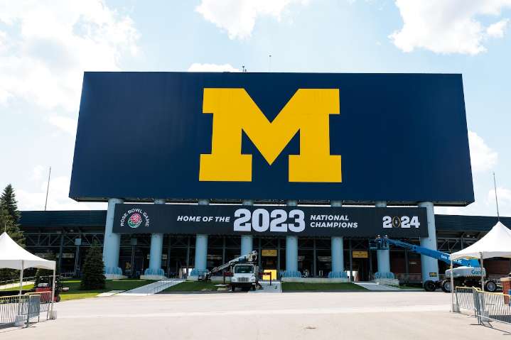 Ohio man charged in stabbing near Big House after Michigan