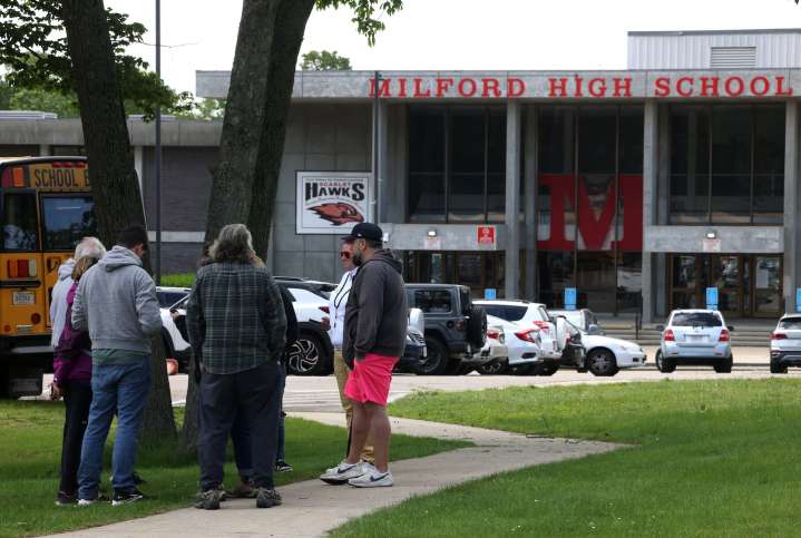 Report of student with gun in Milford High School bathroom was ‘a hoax,’ officials say