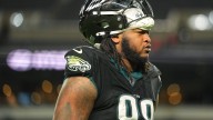 Eagles DT Jalen Carter has shoulder injury, won't play vs Chargers