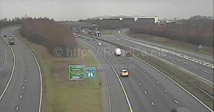 A1(M) closed for seven hours after woman found seriously injured in road