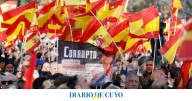 España convulsionada: la oposición de derecha marchó en Madrid y pidió la renuncia del presidente Pedro Sánchez