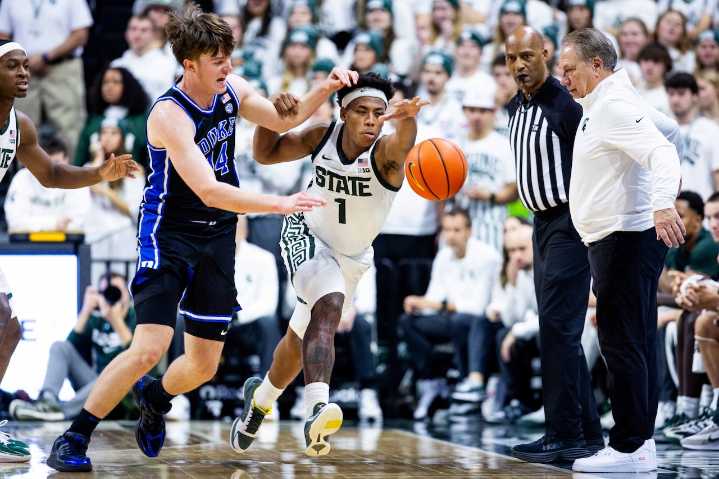 Overheard in Michigan State’s locker room: Pissed off and a QB controversy