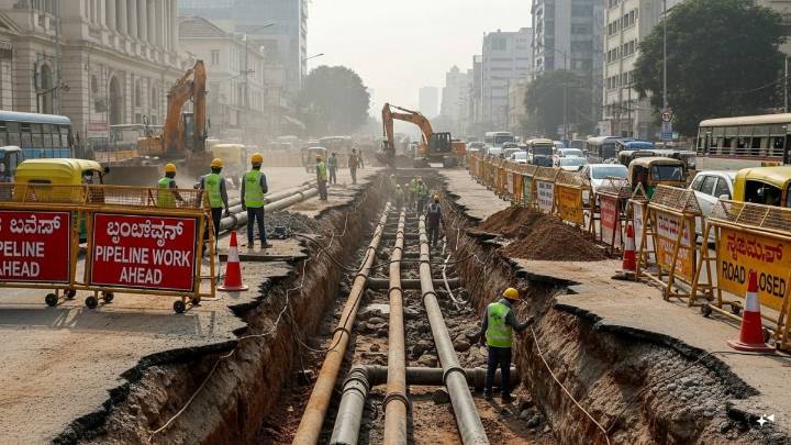 After 40 Years, Bengaluru’s MG Road To Be Dug Up For Pipeline Replacement: Check Details