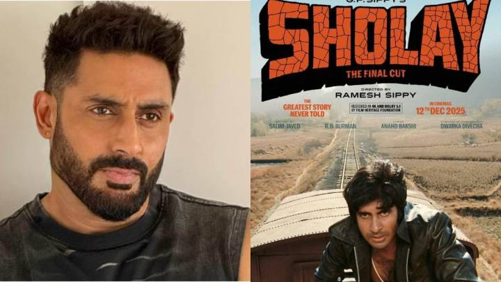 Abhishek Bachchan ‘Can’t Wait’ To Watch Amitabh Bachchan’s Sholay In Theatres: ‘Been A Lifelong Dream’