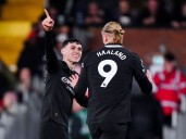 Erling Haaland reaches milestone as Man City hold on to win nine