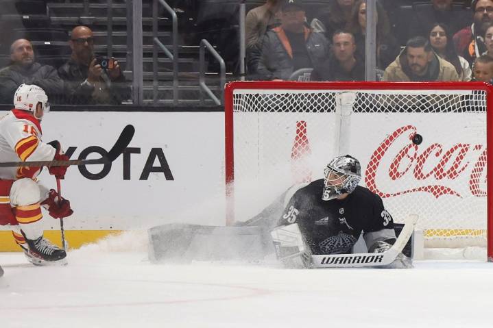 Kings scorched by Flames in overtime