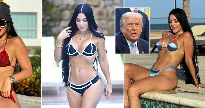 Trump targets sizzling bikini-clad Venezuelan model linked to Tren de Aragua